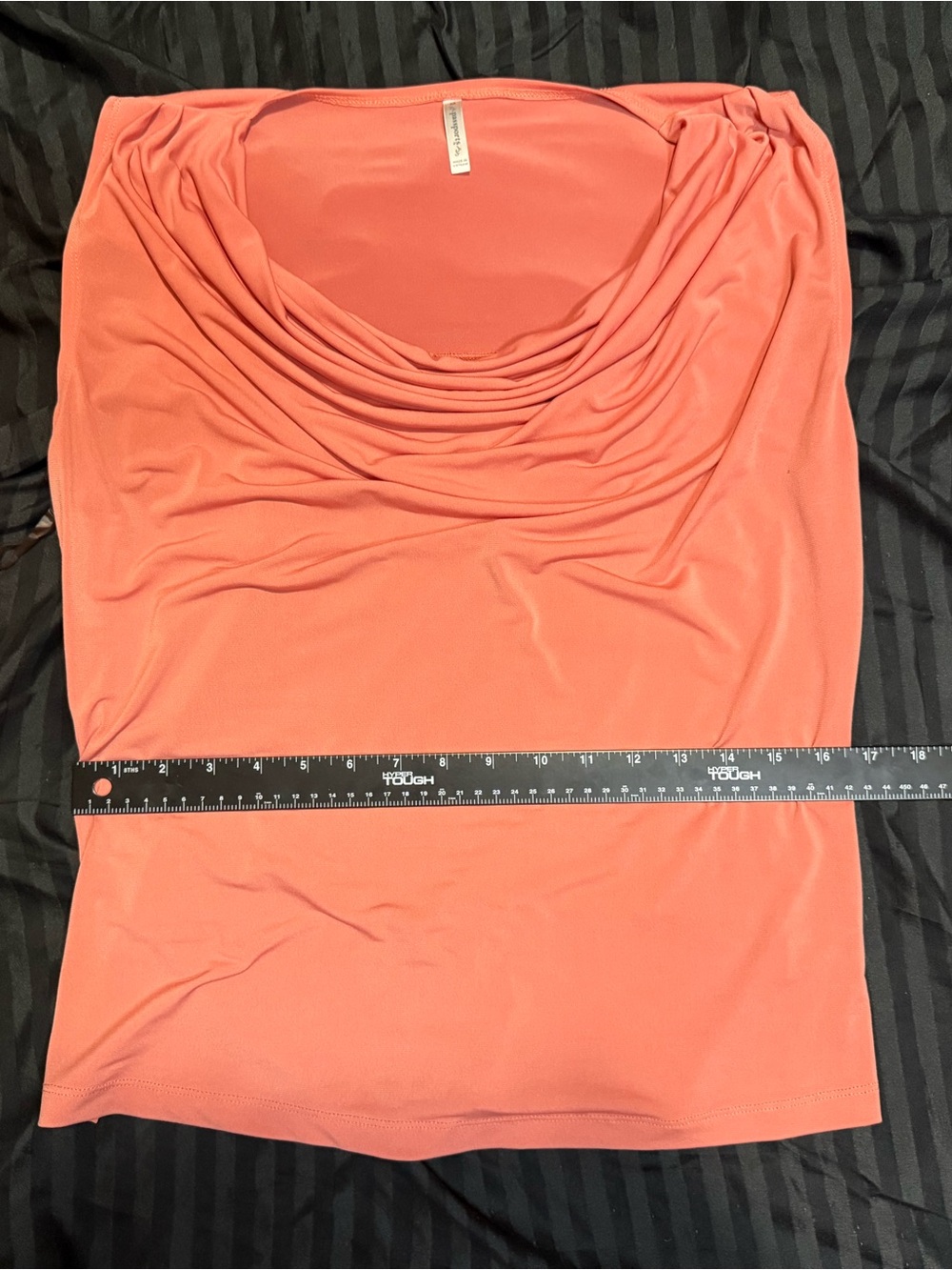 Passport Coral Sleeveless Cowl Top
